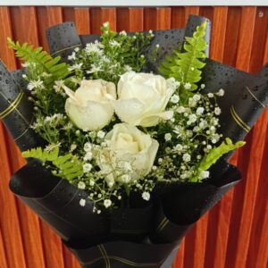 White Roses Sheaf