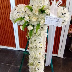 Cross Stand Wreath