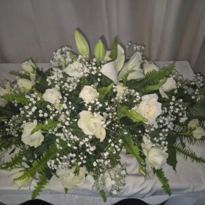 WHITE TABLE CENTER